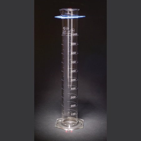 UNITED SCIENTIFIC Graduated Cylinder, Double Scale, Class CY3021-50